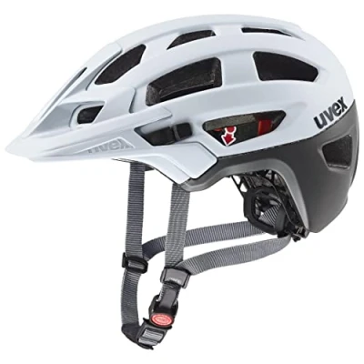 Abbildung von uvex finale 2.0 sicherer MTB Helm für Damen und Herren individuelle Größenanpassung erweiterbar mit LED Licht cloud dark silver matt 52 57 cm