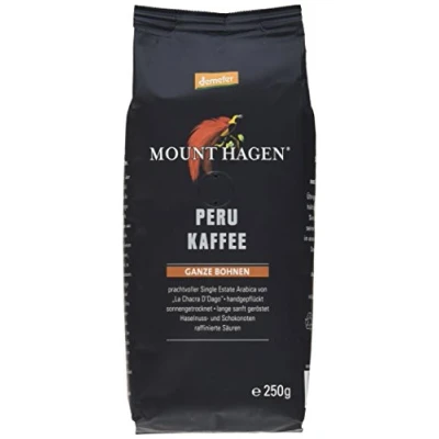 Abbildung von Mount Hagen Bio Demeter Röstkaffee Peru, 250g ganze Bohne