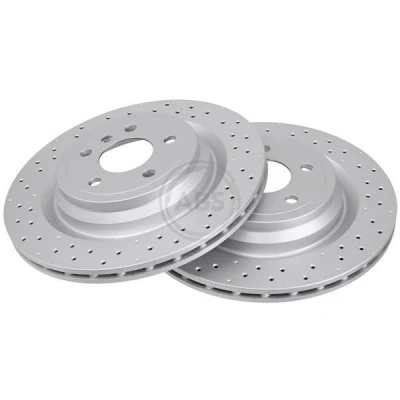 Abbildung von A.B.S. COATED 18271 Bremsscheibe 330 22 5 gelocht/innenbel. beschichtet MERCEDES BENZ: ML Klasse, GLE SUV