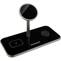 Abbildung von Intenso 3in1 Magnetic Wireless Charger MB13, kabellose &amp; induktive Ladestation, Magsafe kompatibel, schwarz