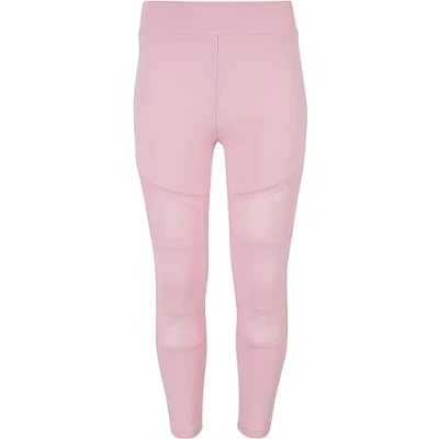 Abbildung von Urban Classics TECH Leggings Hosen für Kinder, Größe: 110/116, Girlypink
