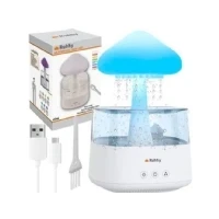 Abbildung von Ruhhy Diffuser Luftbefeuchter mit Nachtlampe: fallender Regen