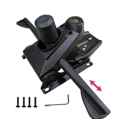 Abbildung von ZREBZYR Bürostuhl Zylinder Ersatz,Sitzaufnahme Wippmechanik Für Schreibtischstuhl Sitzmechanik Drehstühle, Farbe:schwarz