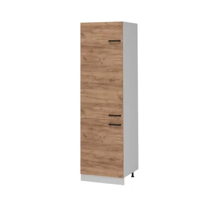 Abbildung von Vicco Kühlumbauschrank R Line, Goldkraft Eiche, 60 cm