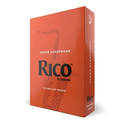 Abbildung von D&#039;Addario Woodwinds Rico Tenorsaxophonblätter Tenor Saxophon Blätter Stärke 2.5, 10 Packung