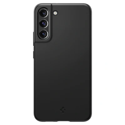 Abbildung von Samsung Galaxy S22 Hülle Kunststoff Spigen Hard Case/Backcover Handyhülle Schwarz