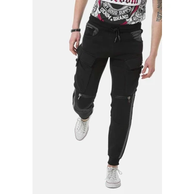 Abbildung von Cipo &amp; Baxx Trainingshose &quot;HOMEWEAR&quot;, im sportlichen Look, CR125A