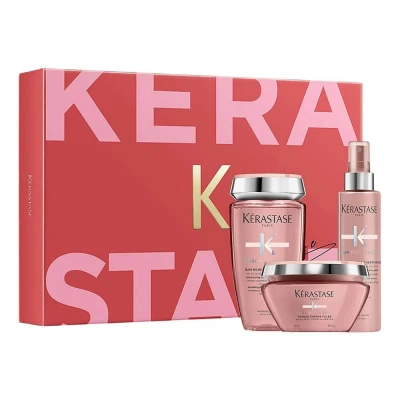 Abbildung von Kerastase Chroma Absolu Set Shampoo, 250 ml + Haarmaske, 200 Thermalserum, 150