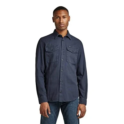 Abbildung von G Star SLIM Shirt L\S Hemd, Herren, Größe: Small, Ultra denim