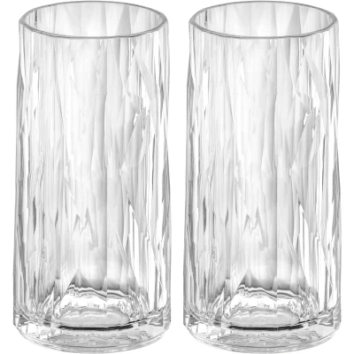 Abbildung von Koziol Longdrinkgläser / Cocktailgläser unzerbrechlich Superglas 300 ml 2 Stück