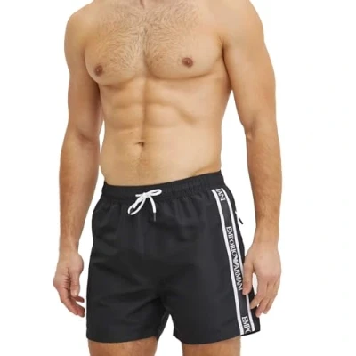Abbildung von Emporio Armani Boxer Badeshorts, Herren, Größe: Large, Black