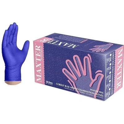 Abbildung von Disposable Nitrile Gloves, Anti Virus, Powder Free, Box of 100 Gloves