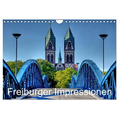 Abbildung von Freiburger Impressionen (Wandkalender 2025 DIN A4 quer), CALVENDO Monatskalender
