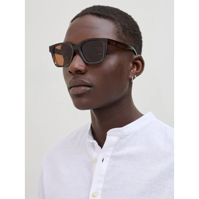 Abbildung von Jack &amp; Jones Jacpontus Sunglasses Unisex Sonnenbrille, Größe: One Size, Brown sugar
