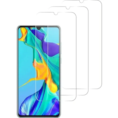Abbildung von Jinyunlai Panzer Schutz Glas für Huawei P30 Lite Panzerglas, HD Displayschutzfolie, 9H Härte Schutzglas Schutzfolie, Frei von Kratzern, Ultra klar Panzerfolie 3 Stück
