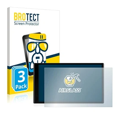 Abbildung von BROTECT Schutzglas für Garmin DriveSmart 65/61 (3 Stück) Schutzfolie Panzer Folie Glas [Extrem Kratzfest 9H, Anti Fingerprint, Ultra Transparent]