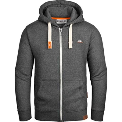 Abbildung von Grin&amp;Bear Herren Kapuzenpullover anthrazit, L, GEC022