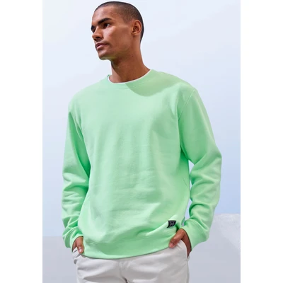 Abbildung von John Devin Sweatshirt Langarm, mit Rundhals, Baumwollmischung