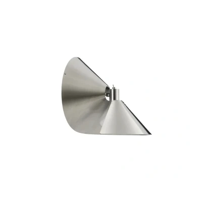 Abbildung von FRANDSEN Wandlampe Peel, stahlfarben, Breite 26,5 cm