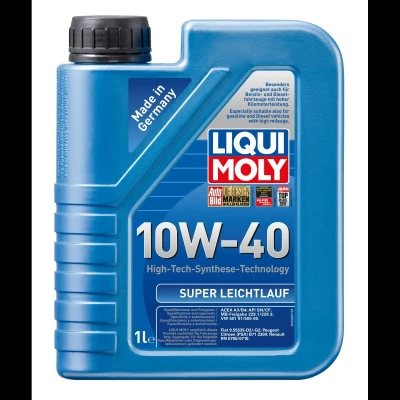 Abbildung von Liqui Moly Leichtlauf Super 10W 40 1l Motoröl 1300 VOLKSWAGEN: TRANSPORTER 3 Bus, Passat B3/B4 Variant, B5 GP Limousine, AUDI: A4 Avant