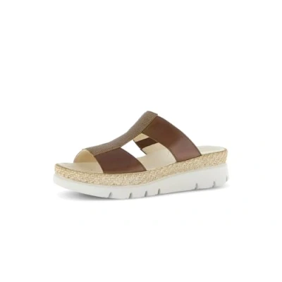 Abbildung von Gabor Pantolette flach, Damen, Größe: 38, Beige Schuhe