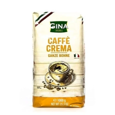 Abbildung von Gina CAFFÈ Crema ganze Bohnen 2 x 1000g (2000g) Kaffee mit samtiger