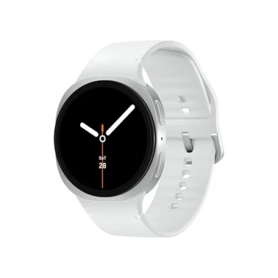 Abbildung von Samsung Galaxy Watch8 Smartwatch mit AI, Fitness Uhr und Tracker, Sport Band, Wellness Schlaf Coaching, 44 mm, Bluetooth, Silver, 3 Jahre Herstellergarantie