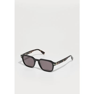 Abbildung von Lacoste Men&#039;s Sunglasses L6046S Black/Havana with Solid Grey Lens