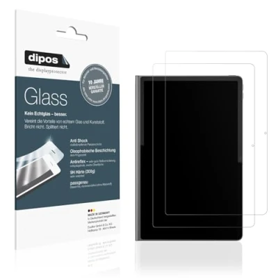 Abbildung von dipos I 2x Displayschutz 9H matt kompatibel mit Lenovo Tab Plus TB351FU Schutzfolie Anti Shock Folie