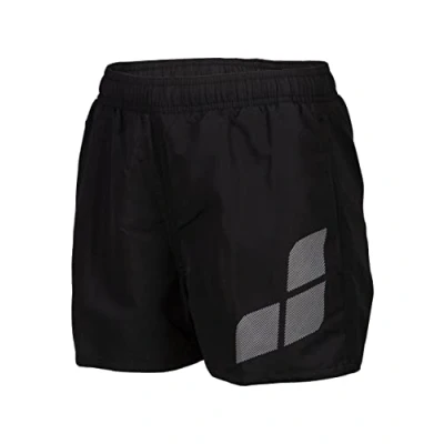 Abbildung von Arena LOGO Badeshorts für Kinder, Größe: 128/134, Black white