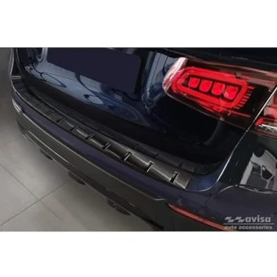Abbildung von Avisa Schwarz Edelstahl Heckstoßstangenschutz kompatibel mit Mercedes GLC (X253) 2015 2019 &amp; Facelift &#039;Strong Edition&#039;