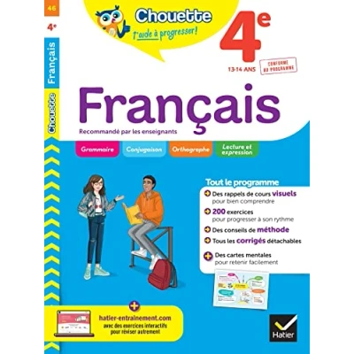 Abbildung von Chouette Français 4e: cahier de révision et d&#039;entraînement recommandé par les enseignants