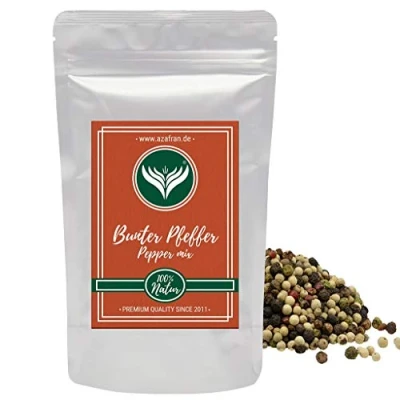 Abbildung von Azafran Bunter Pfeffer (Pfefferkörner ganz) Pfeffermühlen geeignet 250g