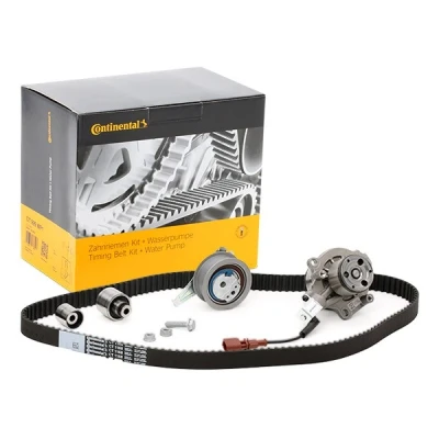 Abbildung von CONTITECH CT1168WP1 Wasserpumpe + Zahnriemensatz schaltbare Wasserpumpe, mit integriertem Abschaltkontakt 145 AUDI: A3 Limousine, A6 C7 Limousine