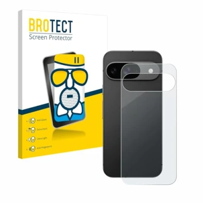 Abbildung von BROTECT Entspiegelungs Schutzglas für Google Pixel 9 (Rückseite) Schutz Folie Panzerfolie Glas Matt [Extrem Kratzfest 9H, Anti Reflex]