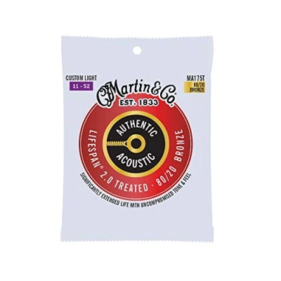 Abbildung von MARTIN Cordes Authentic Treated, Custom Light, 80/20