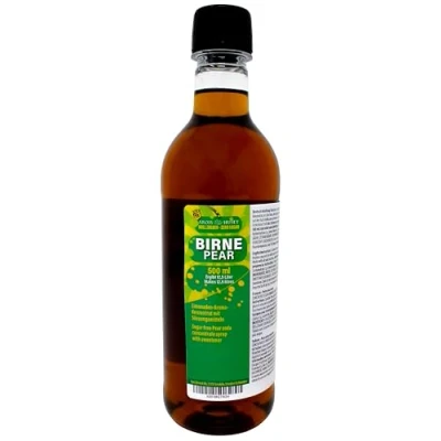 Abbildung von Zero Birnen Getränkesirup 500 ml ergeben 12,5 Liter Limonadekonzentrat ohne Konservierungsstoffe kohlenhydratarm zuckerfrei Softdrink für alle Wassersprudler Farbstoffe