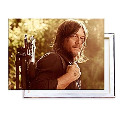 Abbildung von Unified Distribution The Walking Dead Daryl Dixon 80x60 cm Bilder &amp; Kunstdrucke fertig auf Leinwand aufgespannt und in erstklassiger Druckqualität