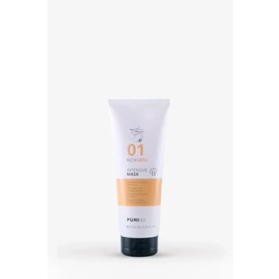 Abbildung von Maske für trockenes, gestresstes und chemisch behandeltes Haar, 250 ml Puring