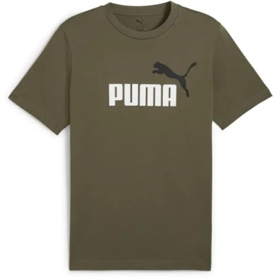 Abbildung von PUMA Unisex ESS 2 Color No. 1 Logo Tee T Shirts, Loden Green,