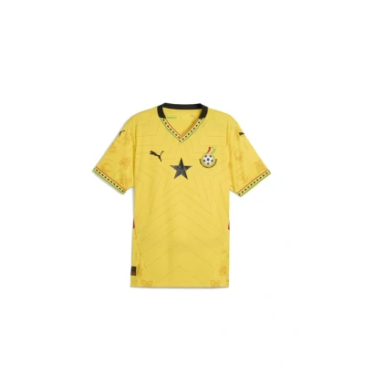 Abbildung von Puma Ghana FußballTrikot, Herren, Größe: Small, Pelé yellow black