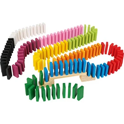 Abbildung von small foot Domino Rallye Maxi, Kettenreaktions Spiel aus Holz inkl. Hindernisse, 560 tlg., ab 3 Jahre, 6865