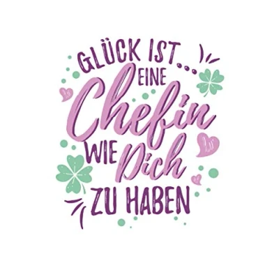 Abbildung von Glück ist eine Chefin wie dich zu haben: Notizbuch LINIERT Geschenke für die Das eignet sich Notizen im Alltag