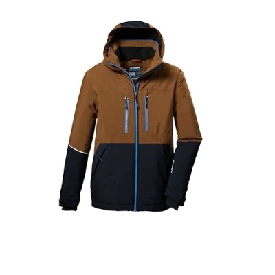 Abbildung von killtec Jungen Skijacke/Funktionsjacke mit Kapuze und Schneefang KSW 388 BYS SKI JCKT, dunkelnavy, 152, 42114 000