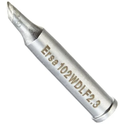 Abbildung von ERSA ERSADUR Dauerlötspitze gerade Power Well mit Hohlkehle 2,3 mm Durchmesser LF Beschichtung 0102WDLF23