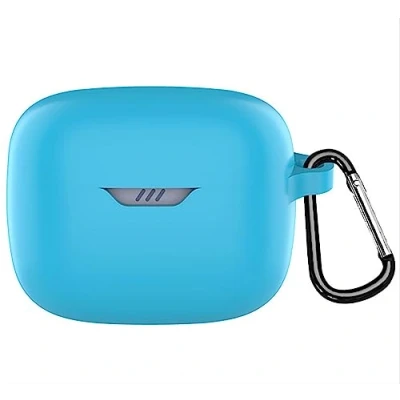 Abbildung von GIOPUEY Hülle für JBL Tune Buds, Silikon Stoßfeste Schutzhülle, Ultradünn Case Cover, Kein Geruch, Blue