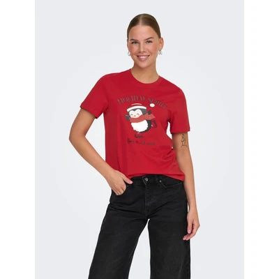 Abbildung von ONLY Kurzarmshirt ONLKITA LIFE REG S/S TOP BOX XMAS JRS