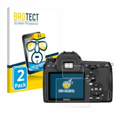 Abbildung von BROTECT (2 Stück Schutzfolie für Pentax K5, K 5 Displayschutz Folie Ultra Klar