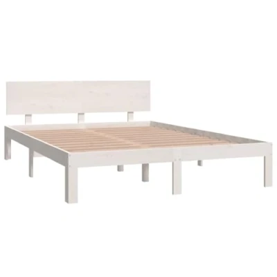 Abbildung von vidaXL Bett Massivholzbett Schwarz Kiefer 90x200 cm