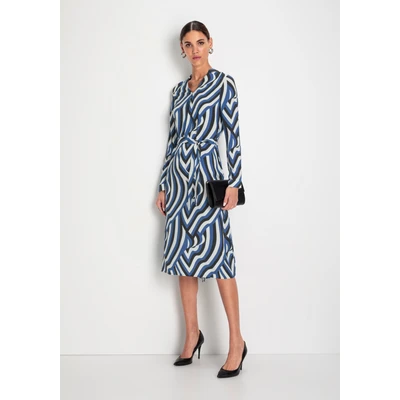 Abbildung von HECHTER PARIS Midikleid mit Bindegürtel NEUE KOLLEKTION